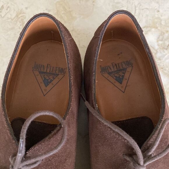 John Fluevog Donald Suede Leather Creepers - Picture 10 of 13